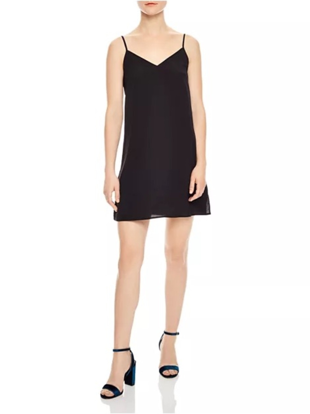 SANDRO Paris Row Mini Slip Dress